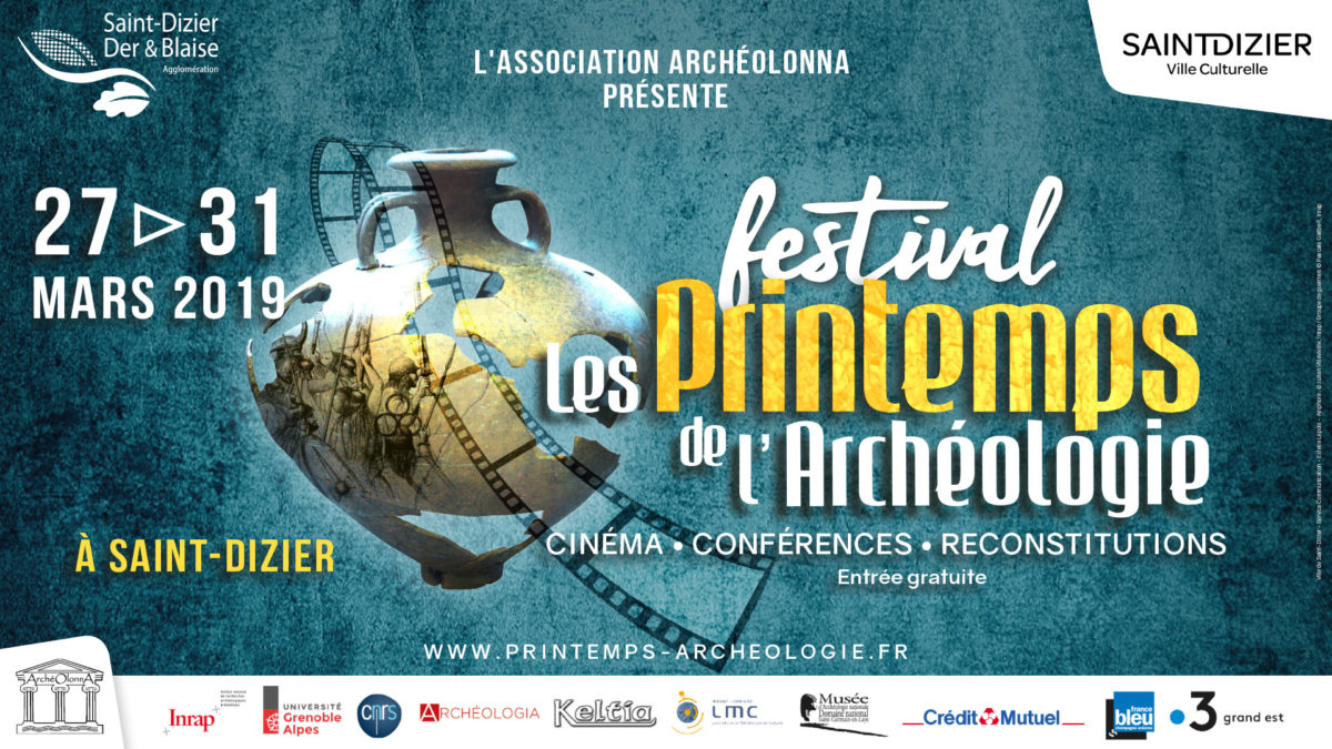 Festival Les Printemps de l'Archéologie, édition 2019